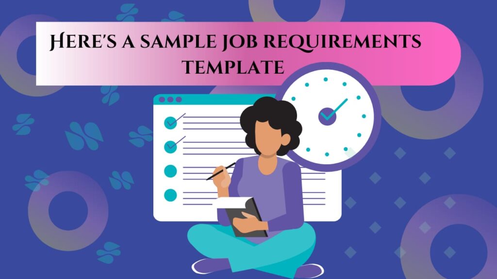 sample job requirement templates