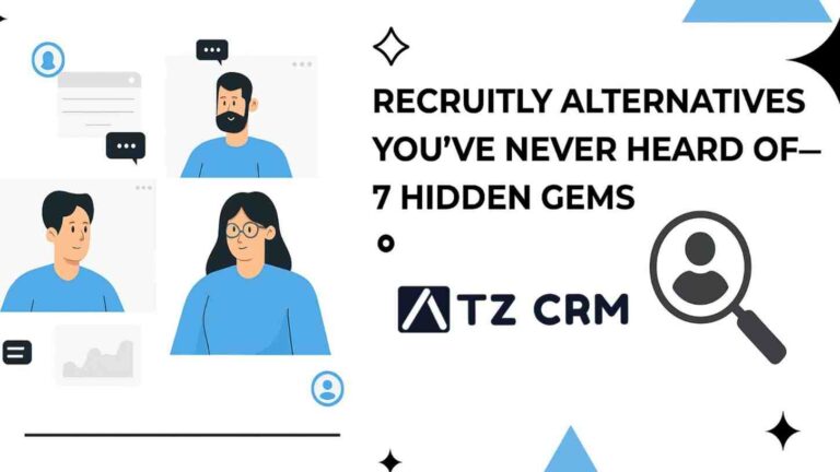 Banner image represeting a man and a woman with the title Recruitly Alternatives You’ve Never Heard Of—7 Hidden Gems